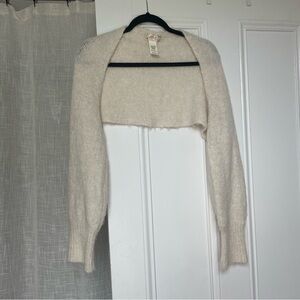 Free people cream colored shrug